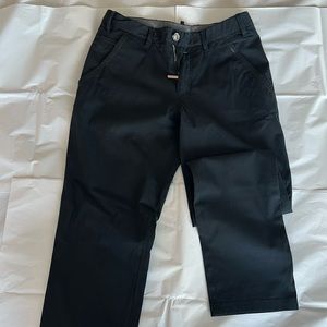 Stefano Ricci Pristine Silk Blend Men’s Black Trousers Size 50 [Broken Zipper]